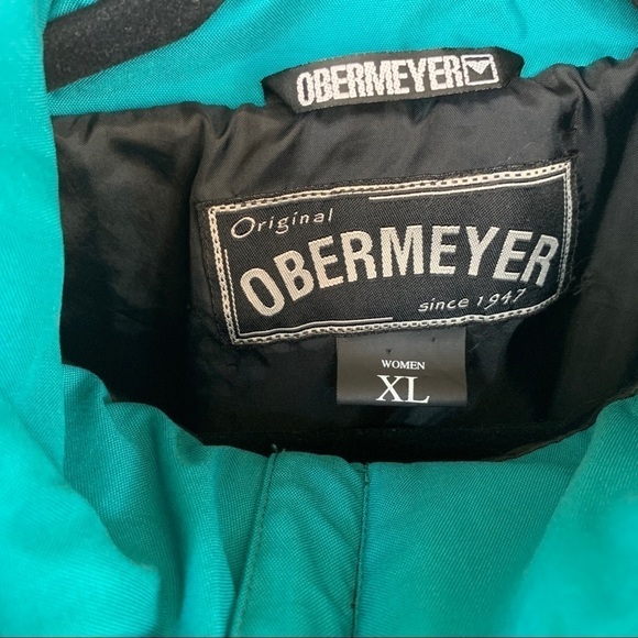 Obermeyer Green Windbreaker Jacket Size XL - Picture 2 of 14